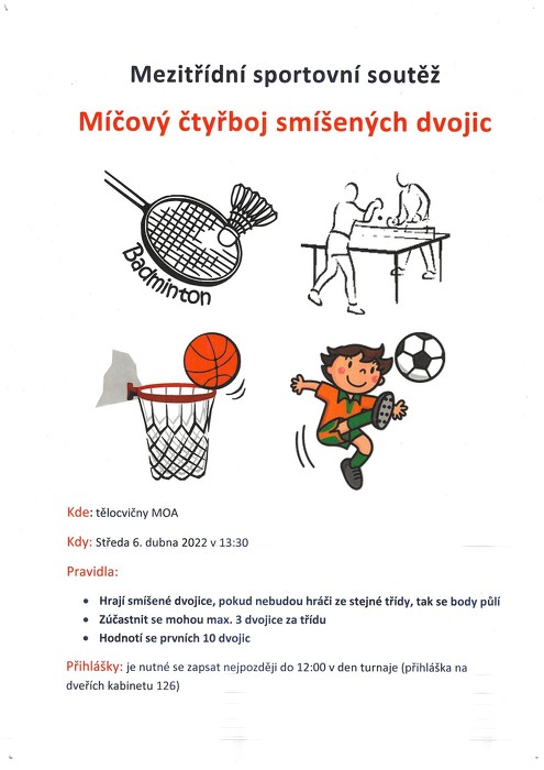 MSS - míčový čtyřboj smíšených dvojic