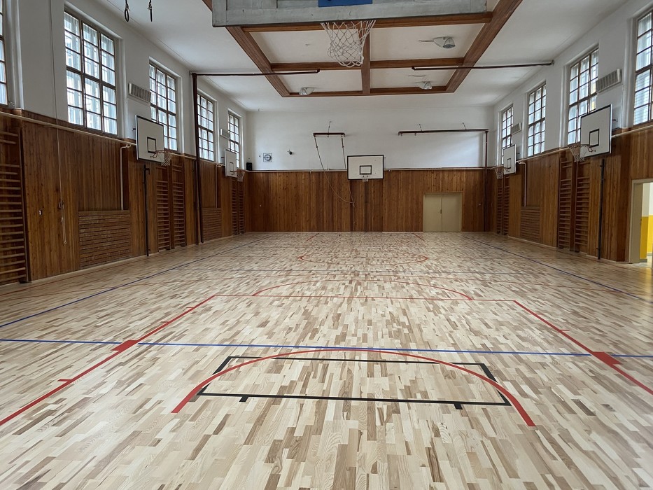 Rekonstrukce podlahy staré tělocvičny